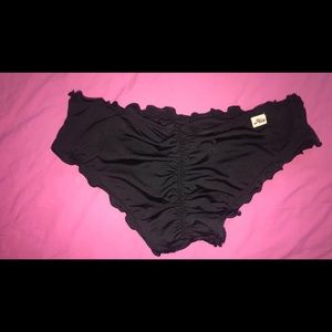 black bikini bottoms